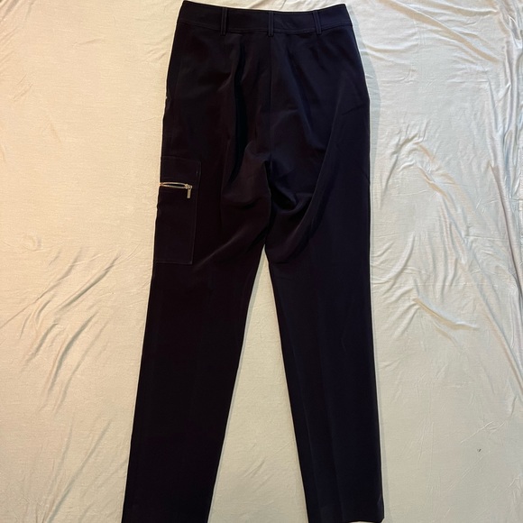 St. John Size 2 Navy Blue Slacks - Picture 3 of 5